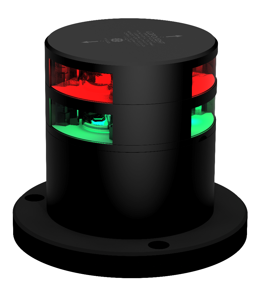 3nm 180° Green + 180° Red, black anodized